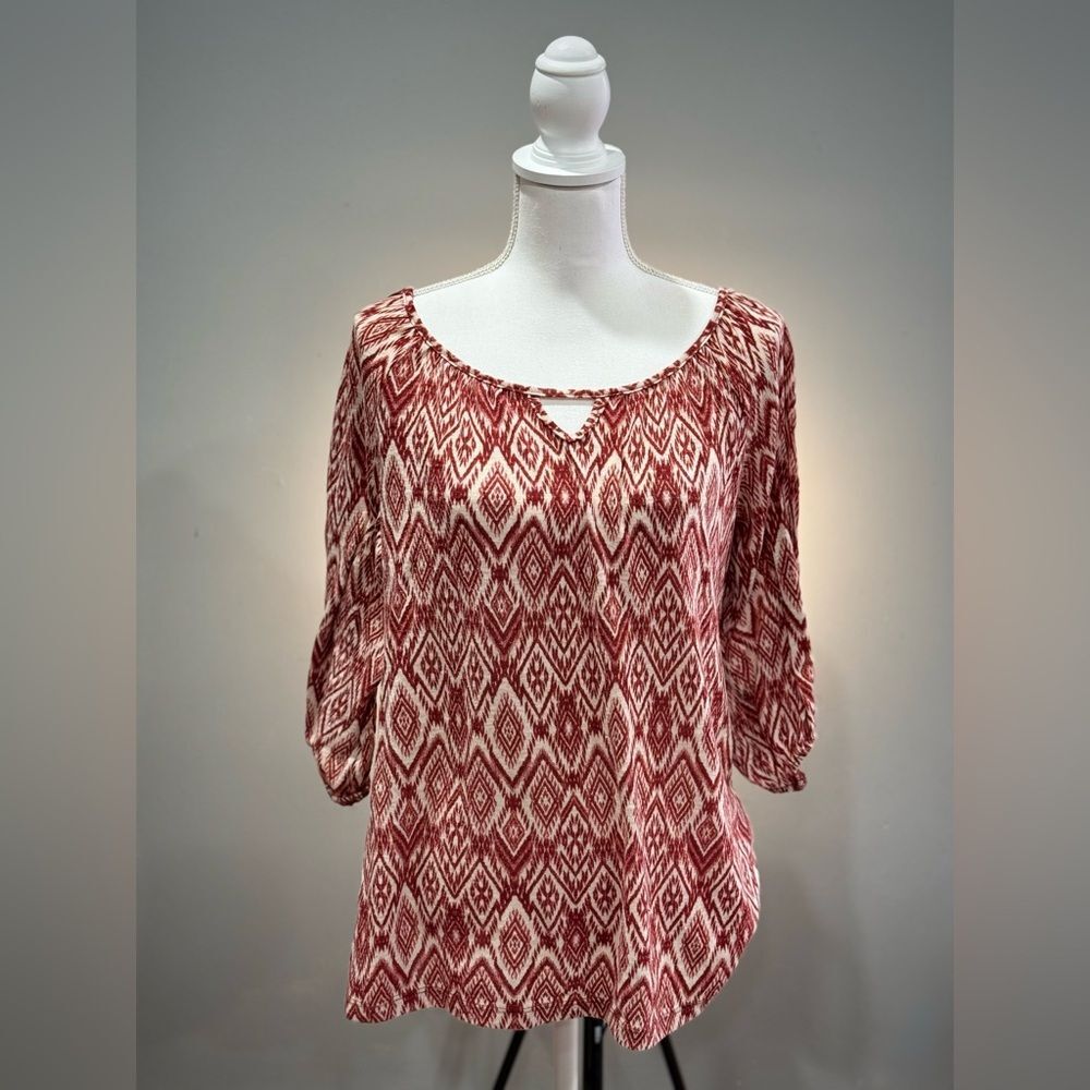 SALE! Brick Bobeau Off-Shoulder Knit Top Size M EUC